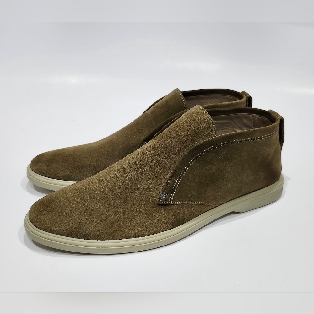 Peter Millar Excursionist Chukka Olive Suede Boot… - image 1